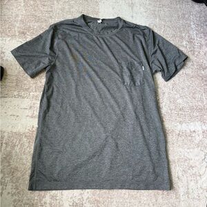 Vuori Men's Dark Gray Short Sleeve Pocket Tee
